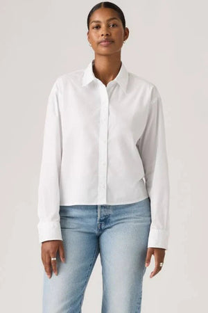 Levi's Cropped Harlie Shirt Bright White