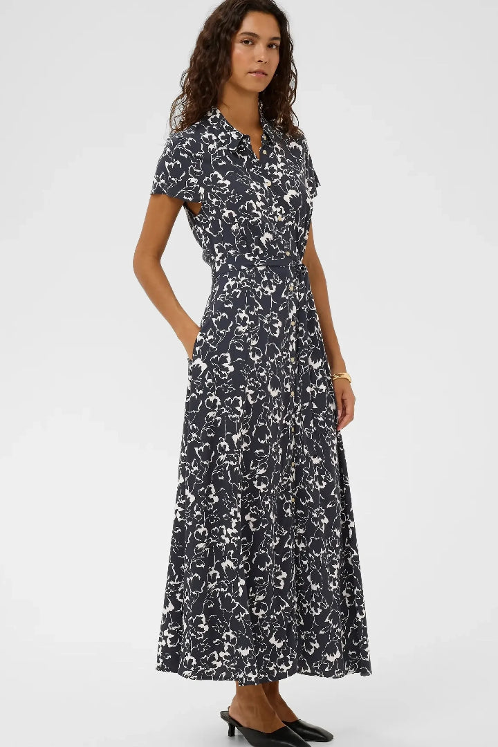 Soaked In Luxury SLArjana Maxi Dress India Ink