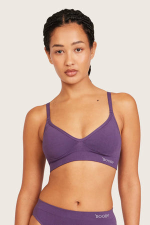 Boody Wireless Full Bust T Shirt Bra Amethyst