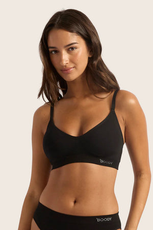 Boody Wireless T Shirt Bra Black