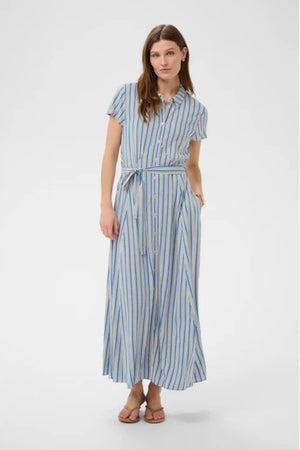 Soaked In Luxury SLArjana Maxi Dress Regatta Stripe