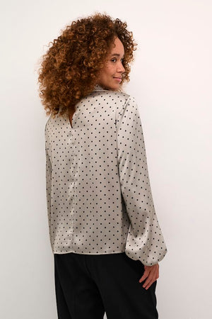 Kaffe KADonna Shirt Steeple Gray/Black Dot