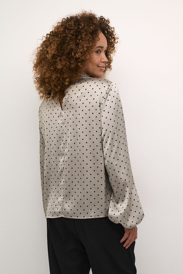 Kaffe KADonna Shirt Steeple Gray/Black Dot