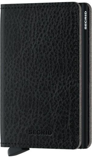 Secrid Slim Wallet Veg Black-Black Leather