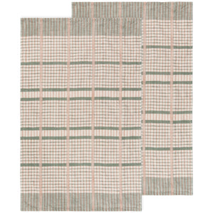 Danica Heirloom Teatowel Willow Check