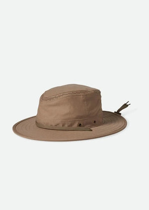 Brixton Coolmax Packable Safari Bucket Hat Khaki