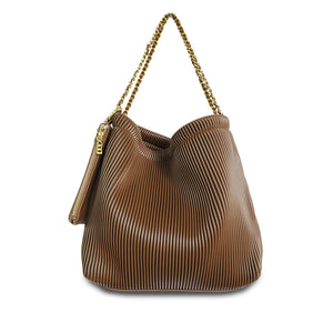 Pixie Mood Isabella Shoulder Bag Espresso Brown Pleated