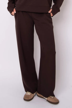 RD Style Victoria Soft Knit Pull On Straight Leg Brown