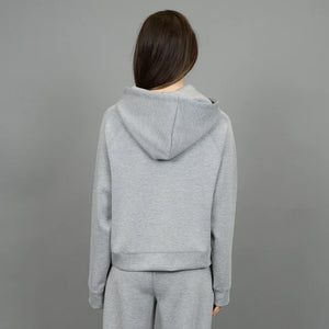 RD Style Pristine Heather Melange LS Hoody Mid Heather Grey