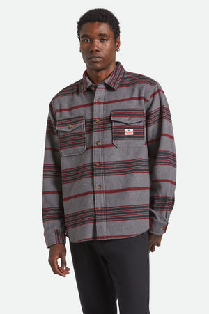 Brixton Altered Threads Overshirt Multi Blanket Stripe