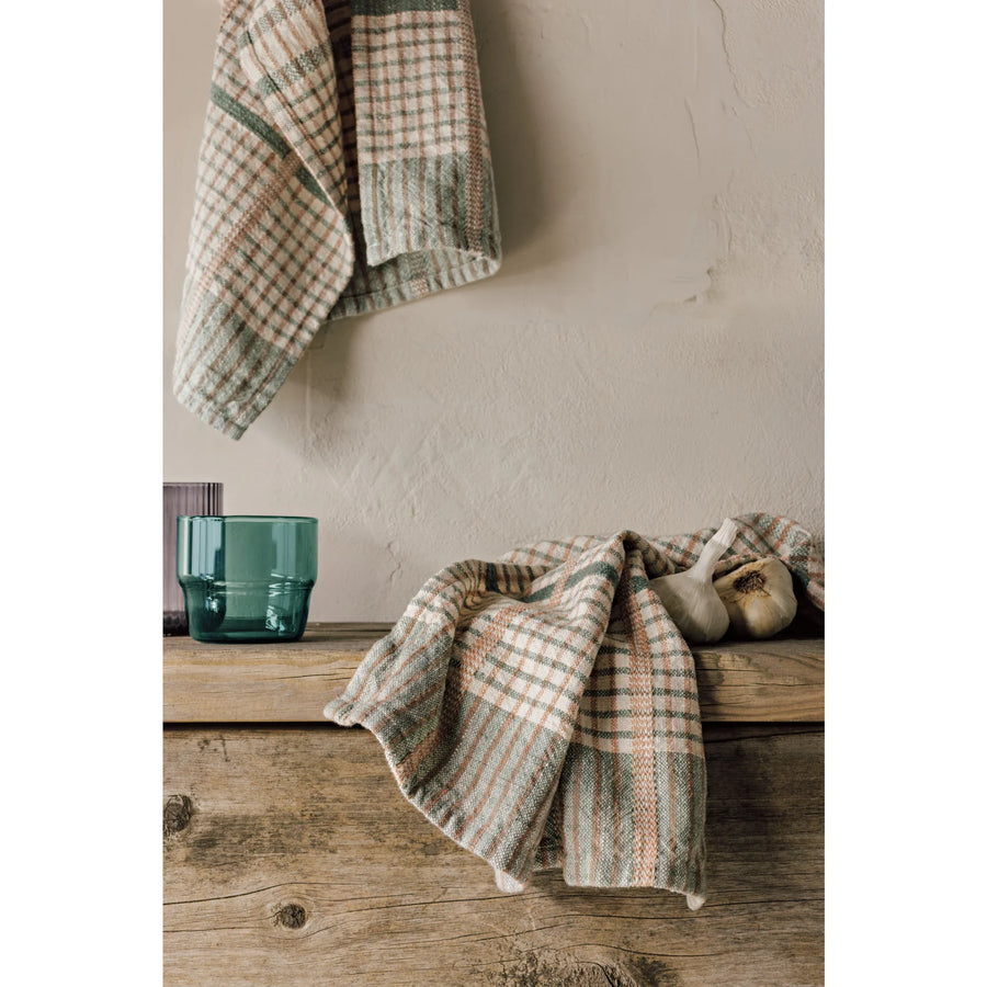 Danica Heirloom Teatowel Willow Check