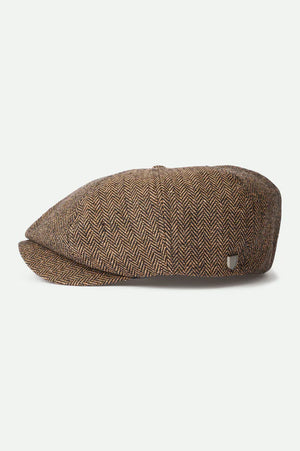 Brixton Brood Snap Cap Brown/Khaki