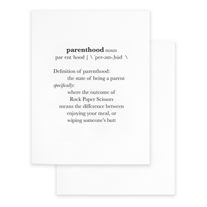 Cardideology Definition of Parenthood