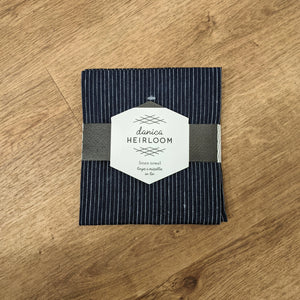 Danica Heirloom Linen Tea Towel Midnight