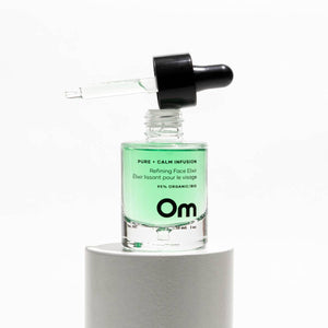 Om Organics Pure + Calm Infusion Refining Face Elixir