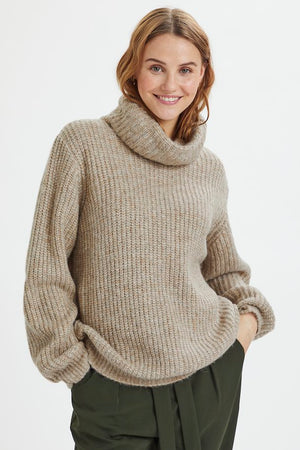 Saint Tropez IvonnaSZ Pullover Creme Melange