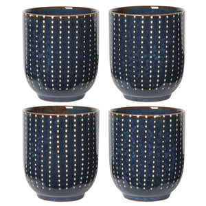 Danica Set of Four Cups Pulse Blue