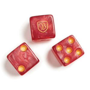 Brixton High Roller Dice Set Red