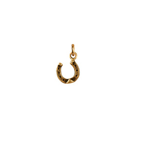 Pyrrha Horseshoe Symbol Charm * Bronze*