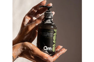 Om Organics Lime + Clary Sage Silky Hand + Body Wash