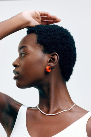 Machete Muse Hoops in Violet