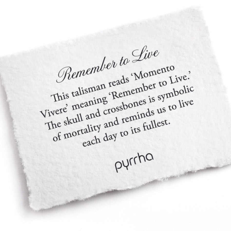 Pyrrha Talisman Remember To Live 18-22" Extendable Chain
